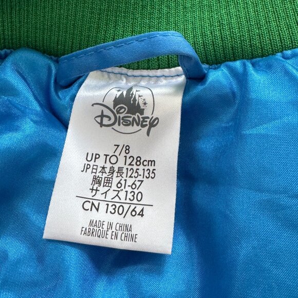Disney Varsity Jacket Team Mickey Mouse 1928 Blue Snap Kids Size 7 8 - Picture 11 of 16